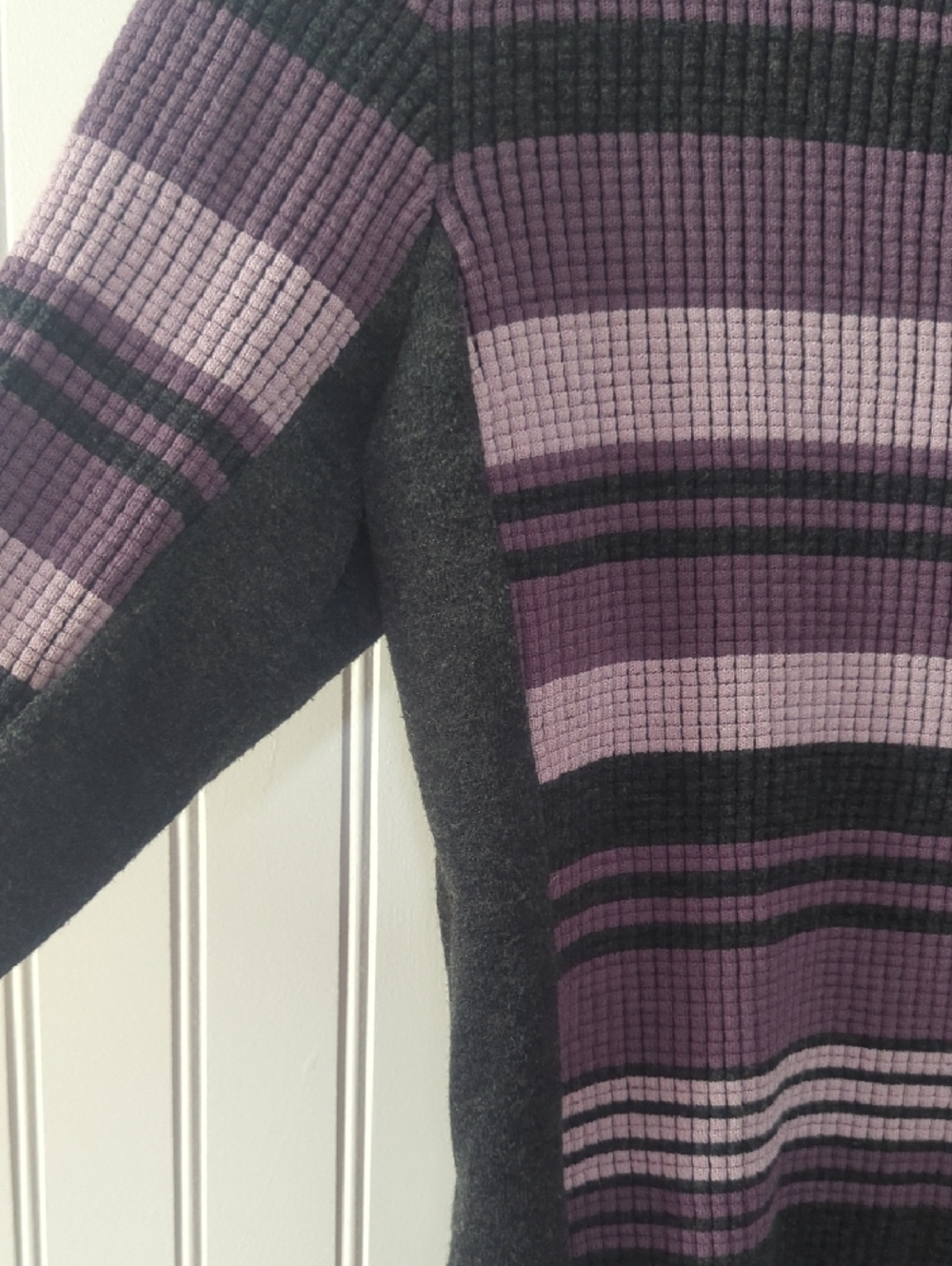 E3 by Etcetra Striped Turtleneck Sweater Dress - Picture 4 of 6
